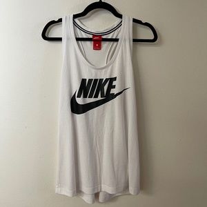 Nike Sportswear NSW White Racerback Tank Top Women's Size Large